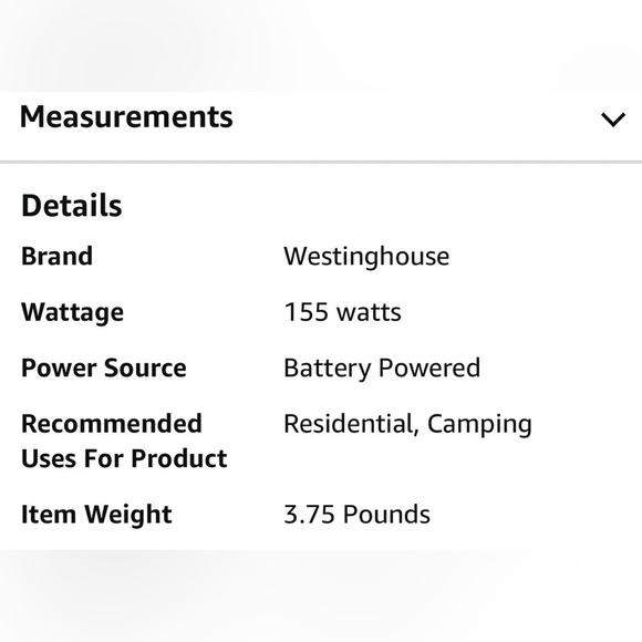Westinghouse iGen160s Portable
Power Station/Solar Generator 155Wh 150 Peak Watt - Picture 12 of 17